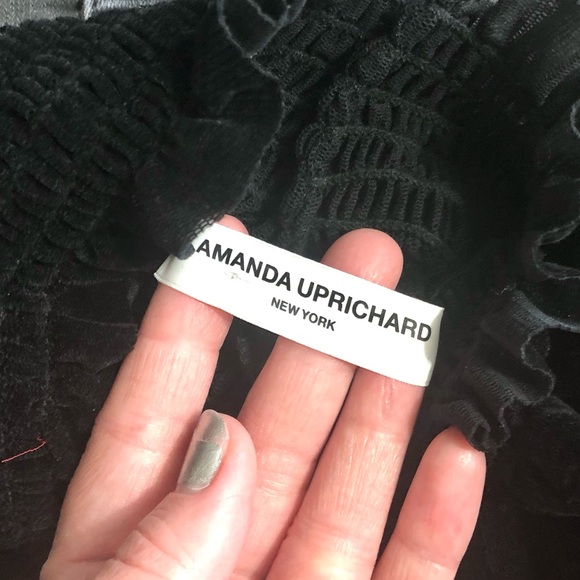 \Amanda Uprichard\• Velvet Mini Dress - Picture 2 of 16